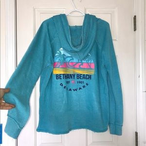 Blue sweatshirt